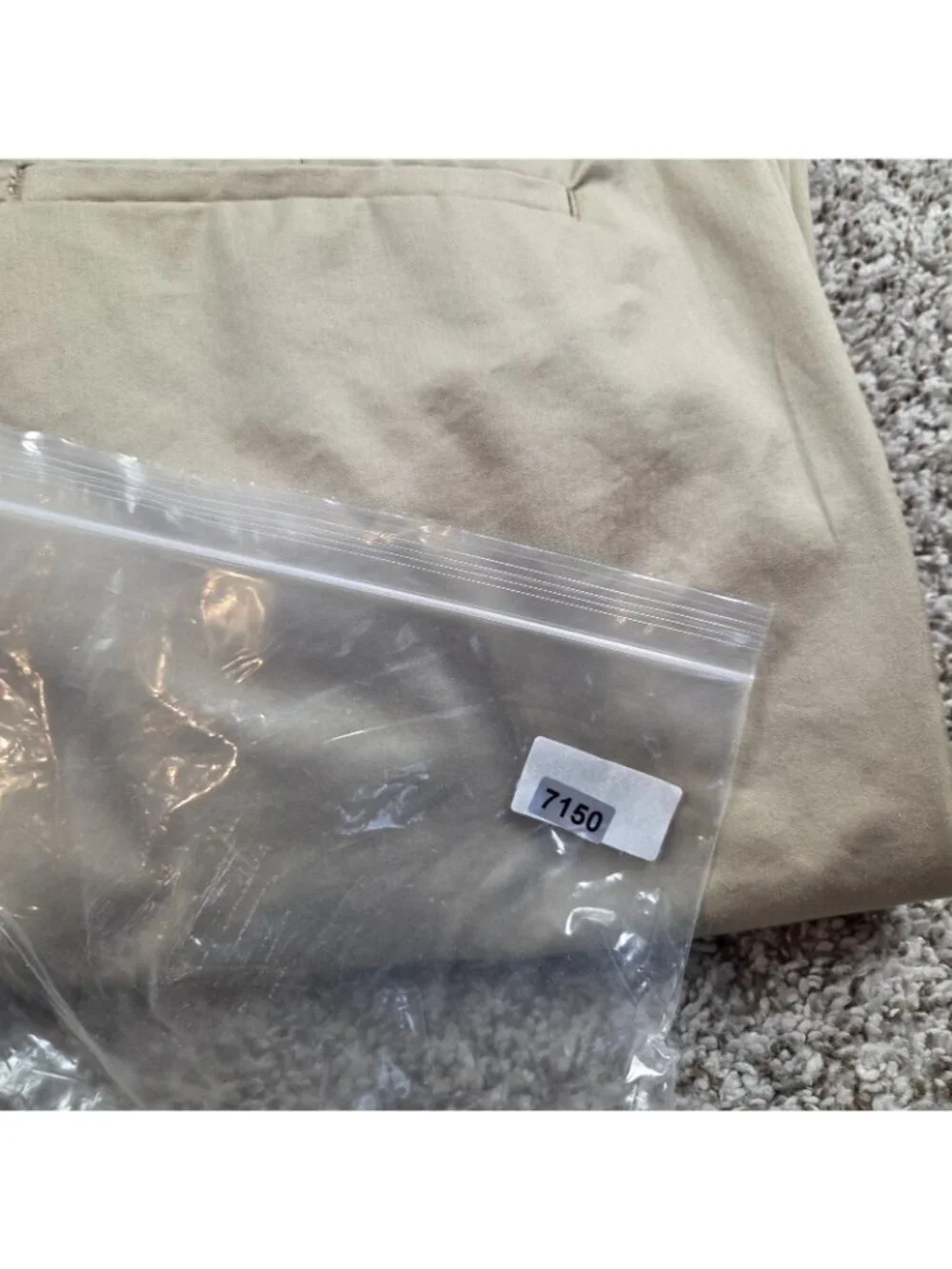 Banana Republic Pants Men's 35x35 Tag 34x36 Flat Front Beige Golf Performance